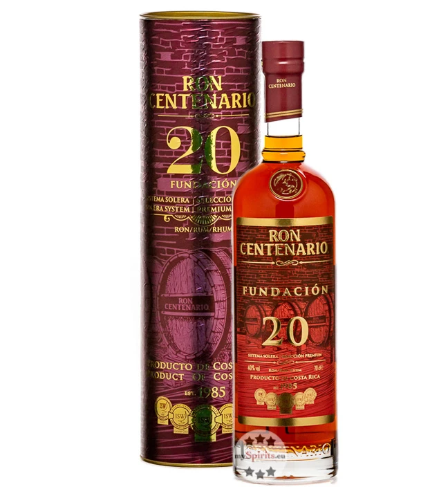 Ron Centenario 20 Fundación Rum 1 Ron Centenario 20 Fundación Rum