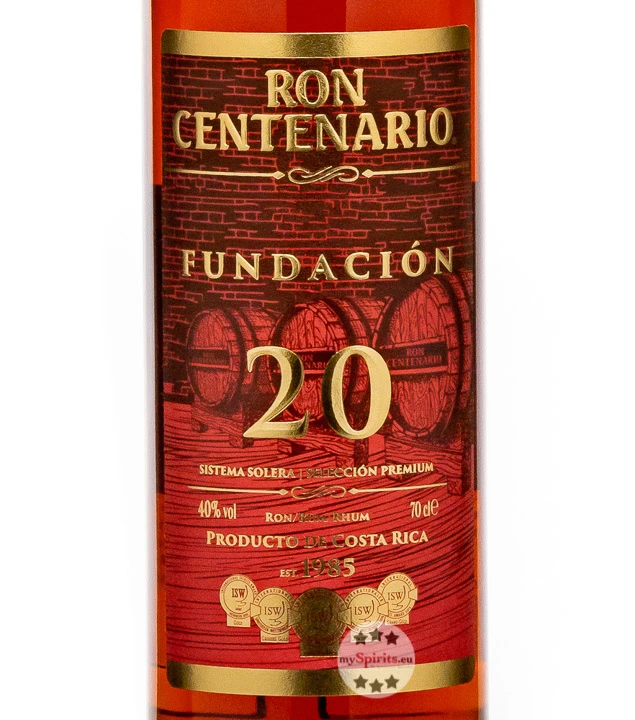 Ron Centenario 20 Fundación Rum 3 Ron Centenario 20 Fundación Rum – Bild 3