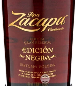 Ron Zacapa Edición Negra Sistema Solera Rum 7 Ron Zacapa Edición Negra Sistema Solera Rum -Spirituosen Angebote Store ron zacapa edicion negra 07 l 4