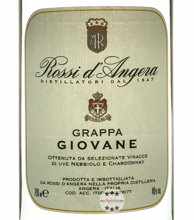Rossi D'Angera - Grappa Giovane 2 Rossi D'Angera - Grappa Giovane – Bild 2