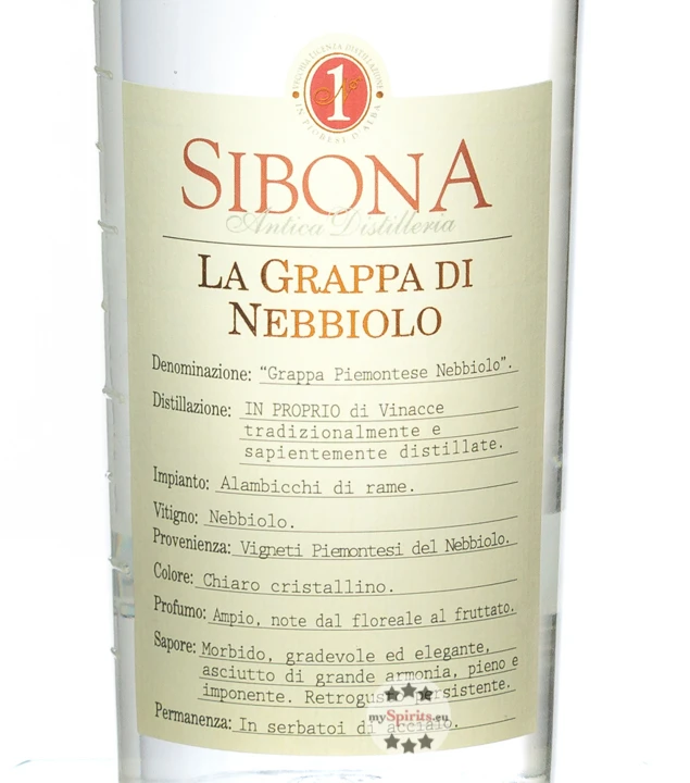 Sibona Grappa Di Nebbiolo 2 Sibona Grappa Di Nebbiolo – Bild 2