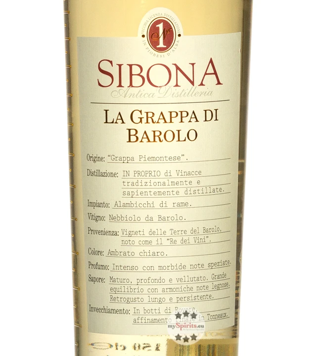Sibona Grappa Di Barolo 1,5l 3 Sibona Grappa Di Barolo 1,5l – Bild 3