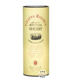 Sibona Grappa Riserva Botti Da Sherry -Spirituosen Angebote Store sibona grappa riserva botti da sherry 0 5 liter flasche 2