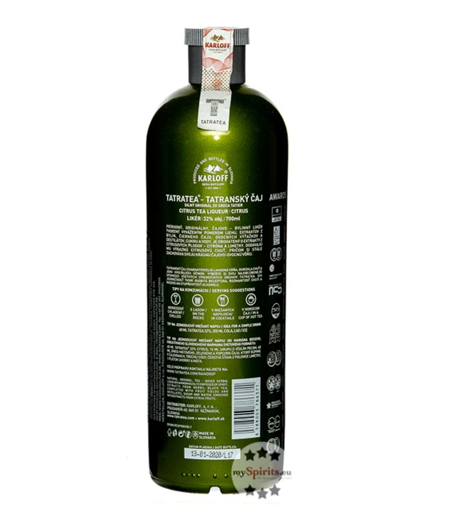 Tatratea 32 Citrus Tea Liqueur 3 Tatratea 32 Citrus Tea Liqueur – Bild 3