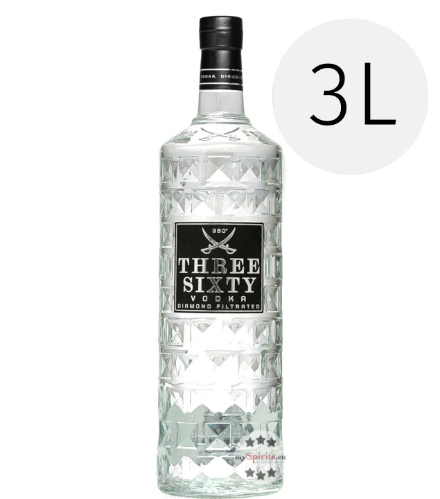 Three Sixty Vodka 3l 1 Three Sixty Vodka 3l