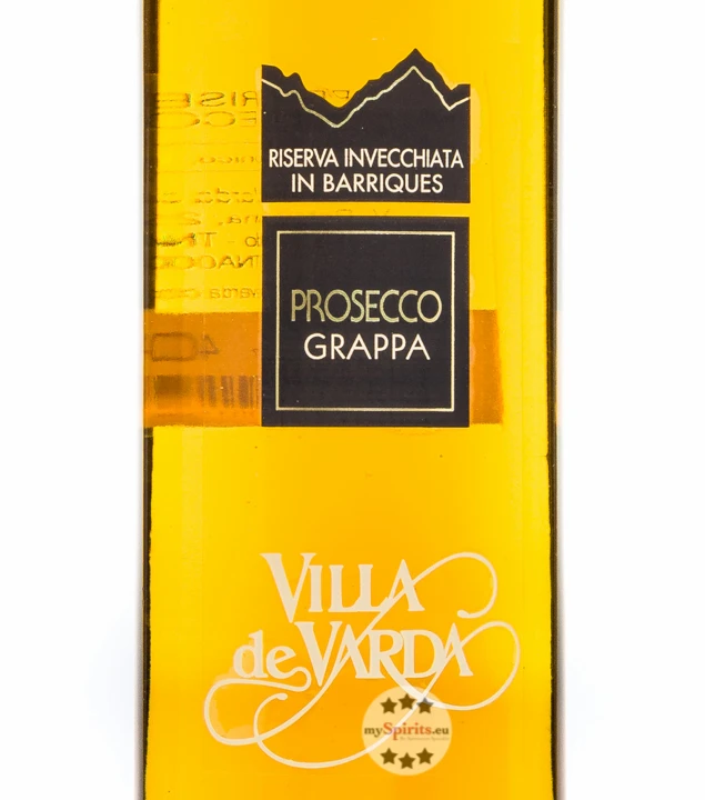 Villa De Varda Grappa Prosecco Riserva Invecchiata 2 Villa De Varda Grappa Prosecco Riserva Invecchiata – Bild 2