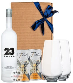 Vodka 23 Geschenkset Mit Tonic & Gläsern