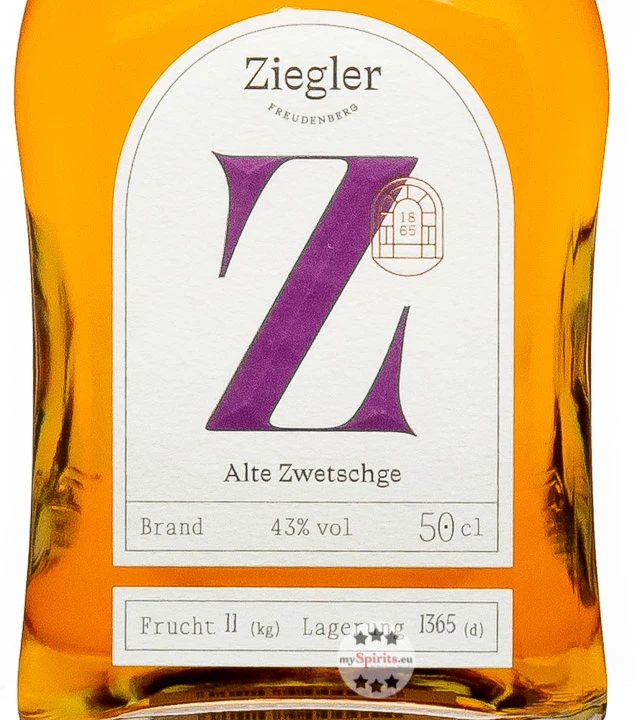 Ziegler Alte Zwetschge Brand 2 Ziegler Alte Zwetschge Brand – Bild 2