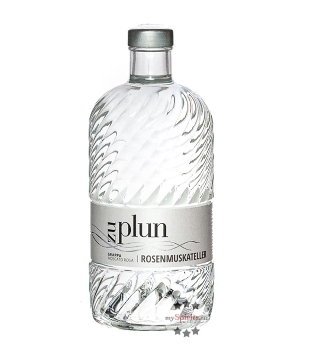 Zu Plun Rosenmuskateller Grappa 1 Zu Plun Rosenmuskateller Grappa