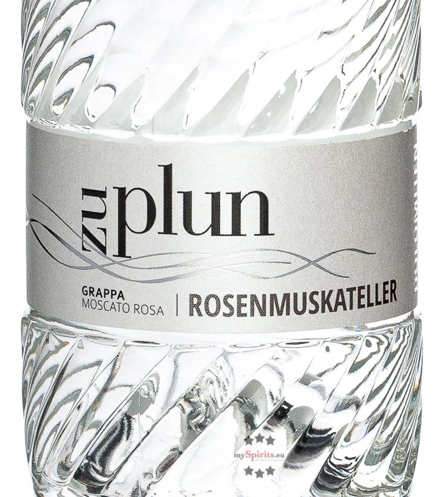 Zu Plun Rosenmuskateller Grappa 2 Zu Plun Rosenmuskateller Grappa – Bild 2